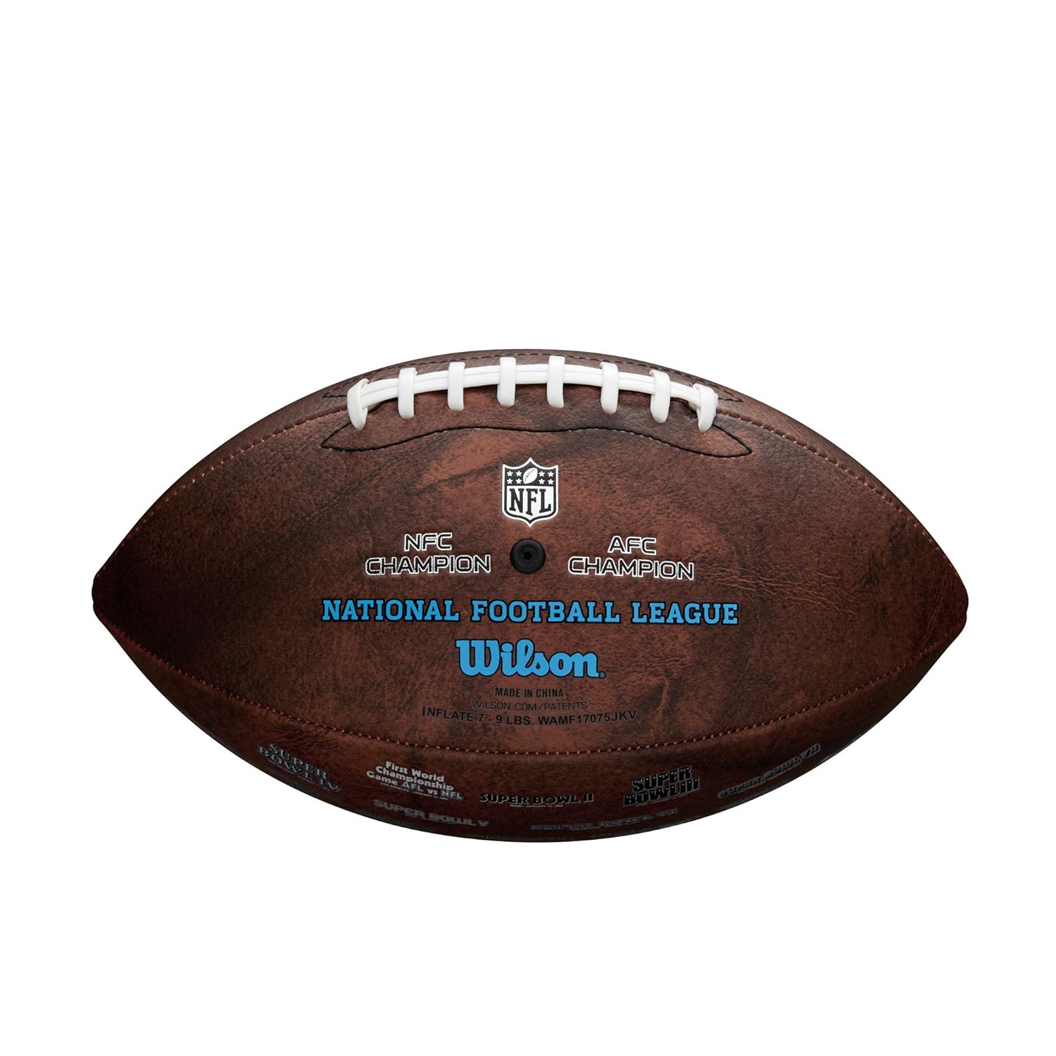 驚きの安さ ウィルソンスポーツ用品super Bowl Lii Throwback Composite Football ブラウン B079fx44sf 珍しい Www Autoshifts Com