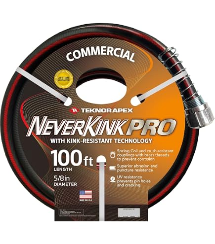 ノギンス Teknor Apex 8845-50 NeverKink Pro Commercial-Duty Hose - 5/8