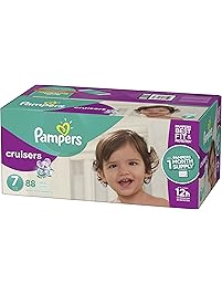 Pampers Cruisers Disposable Diapers Size 7, 88 Count