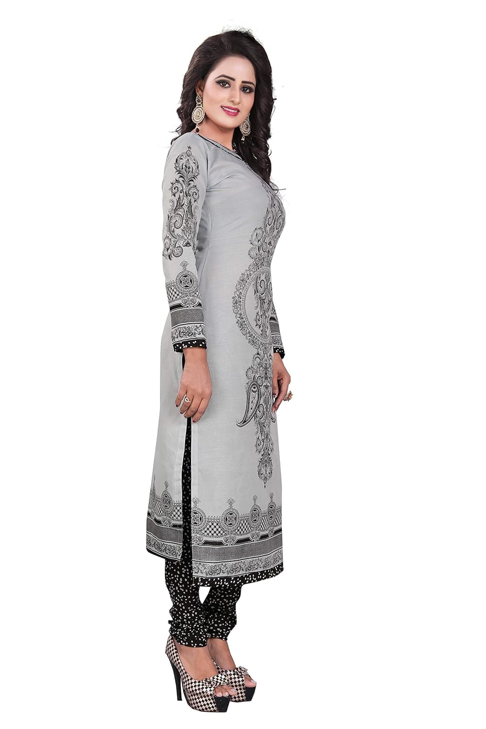 crazy women's clothing daily wear cotton dress material with cotton dupatta unstitched