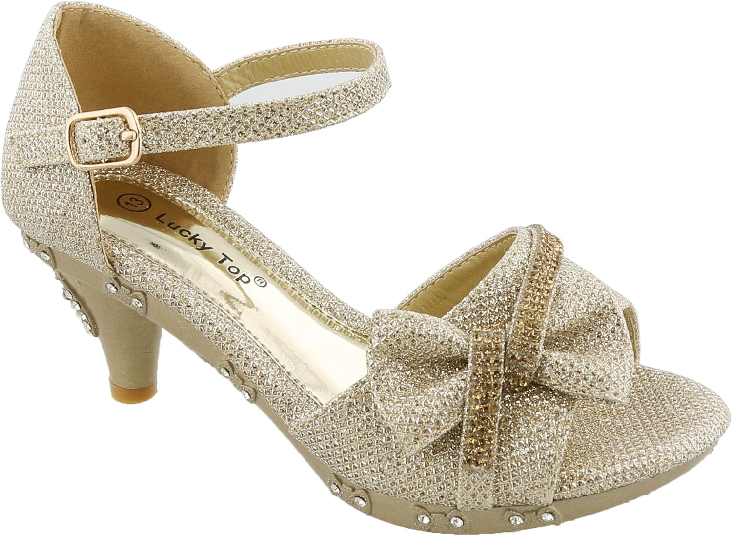 girls champagne dress shoes