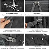 Pokarla 40L Foldable Rucksack Travel Hiking Daypack Lightweight Black view 5