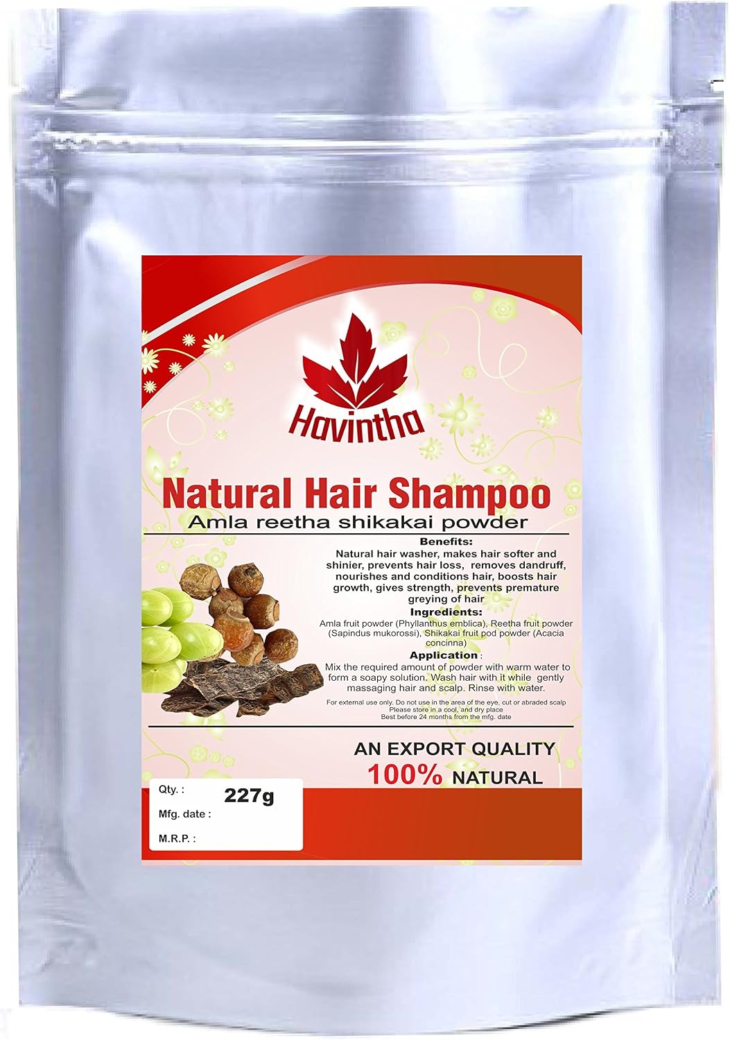 Havintha Natural Hair Shampoo for Hair 8 oz - Image 3