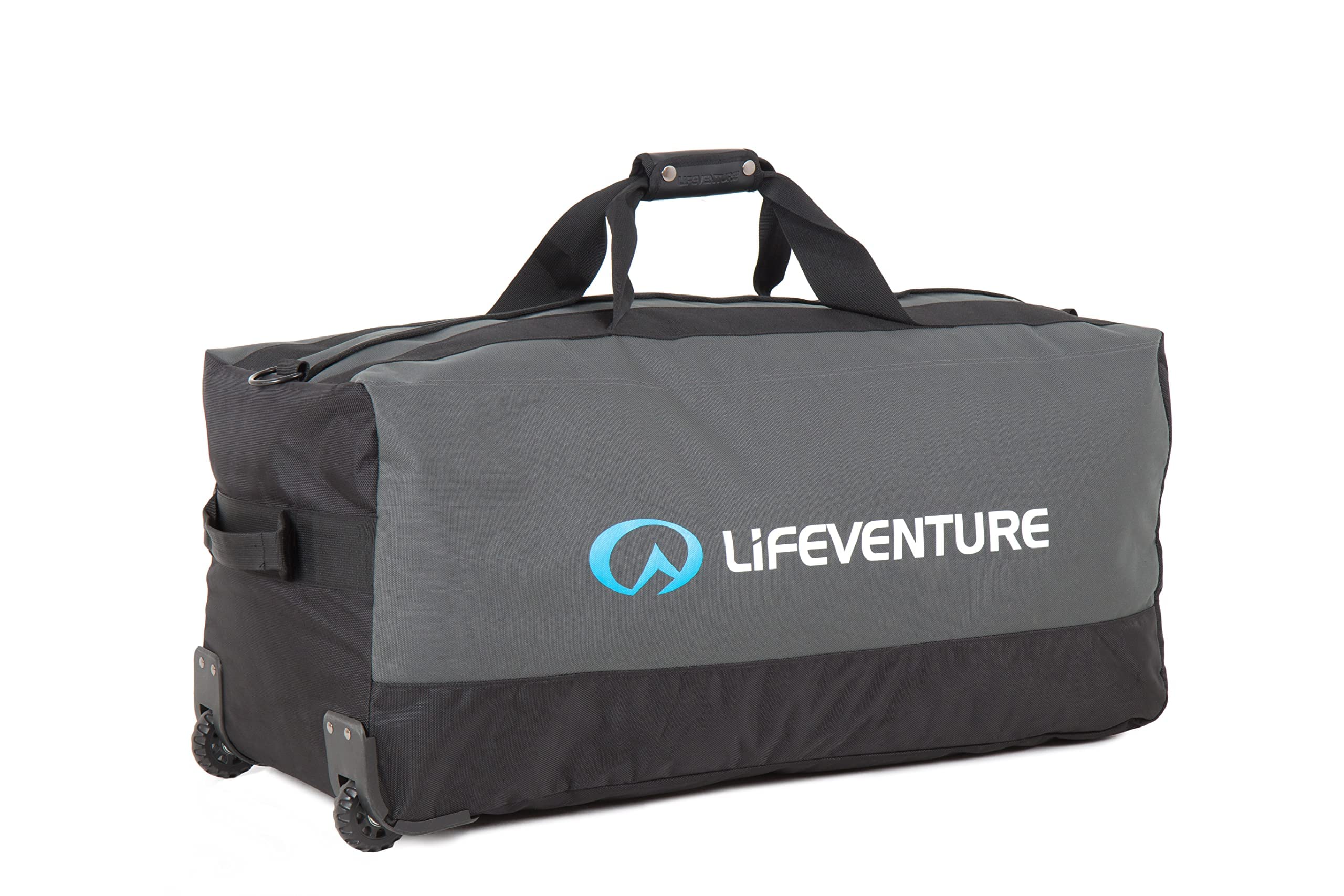 Lifeventure Expedition Large Duffle Bag with Wheels, 120 litres | Soft, Folding Base, Compact When Not in Use