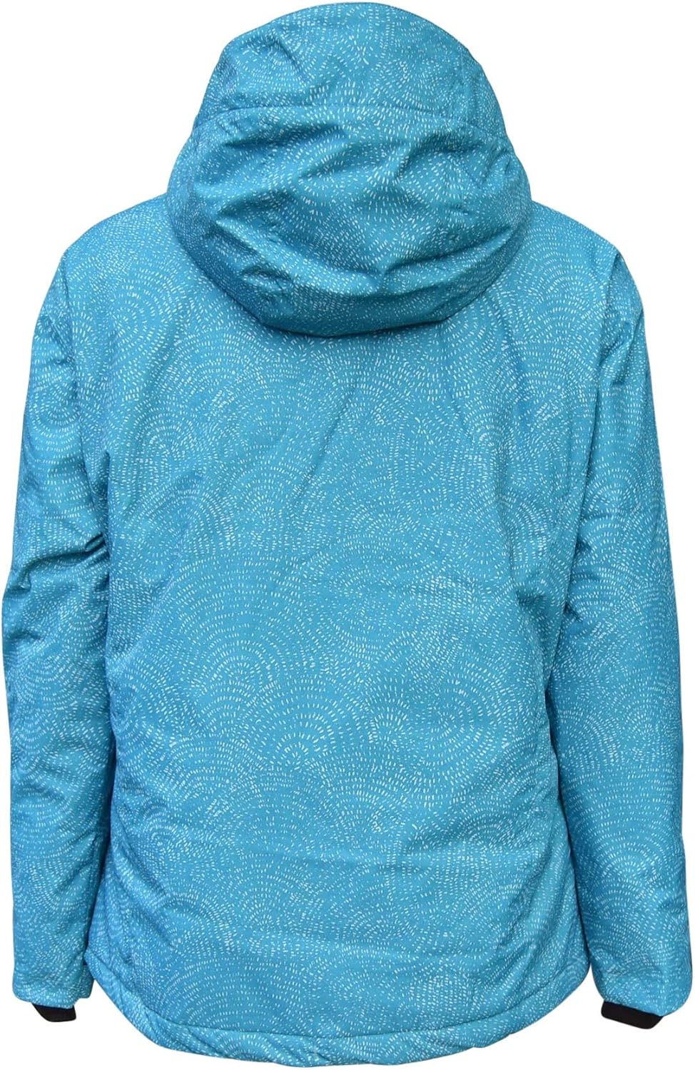 Pulse Women's Plus Size Extended Insulated Bevel Snow Ski Jacket: Clothing