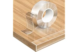 LOIION Baby Proofing,Edge Protector Strip, Clear Corner Protectors for Kids, Soft Baby Child Safety Corner Guards for Furniture Against Sharp Corners for Tables, Drawers, Sink, Wall 2in x 9.84ft