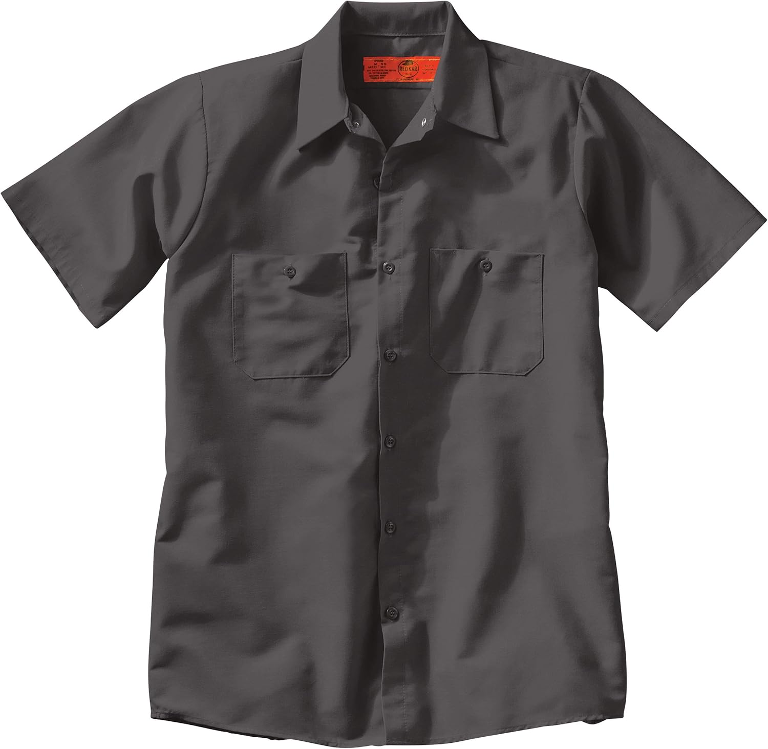 Red Kap Men's Industrial Work Shirt, Regular Fit, Short Sleeve: Clothing