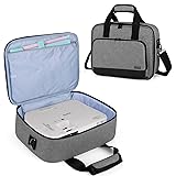 Projector Carrying Case, Projector Bag With Accessories Storage Pockets & Adjustable Shoulder - View #5