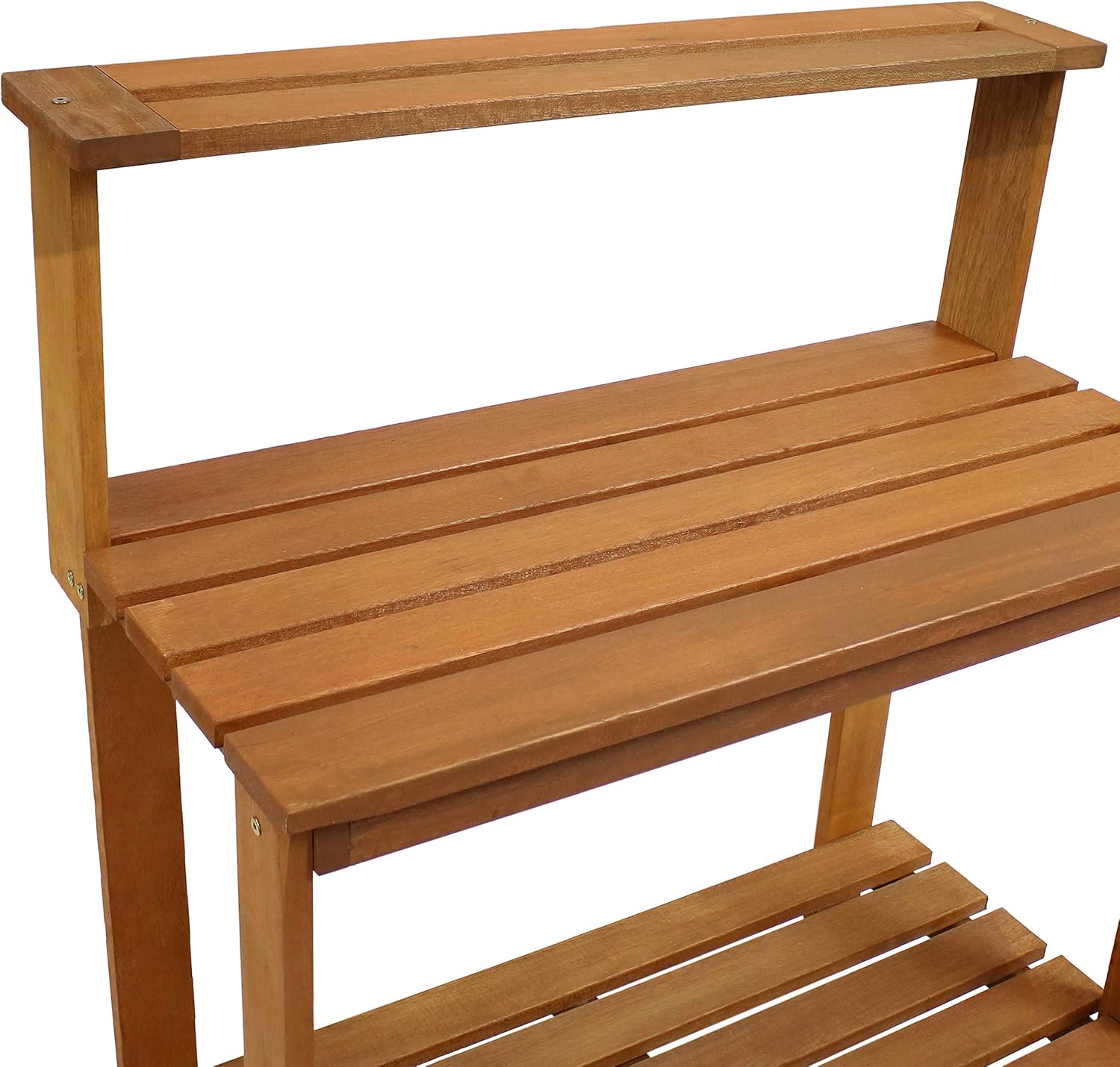 Potting Benches Tables Patio And Balcony 42 Inch Gardening Workbench For Porch Sunnydaze Meranti Wood Outdoor Potting Bench With Storage Shelf Backyard Patio Garden Work Station Table Greenhouse Patio Lawn Garden