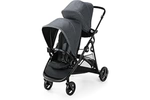 Graco Ready2Grow 2.0 Double Stroller Features Bench Seat and Standing Platform Options, Rafa