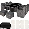 tectake-800855-Conjunto-de-Muebles-de-Jardin-Poliratan-Set-Exterior-6X-Sillas-4X-Sillones-Puf-1x-Mesa-Incl-Funda