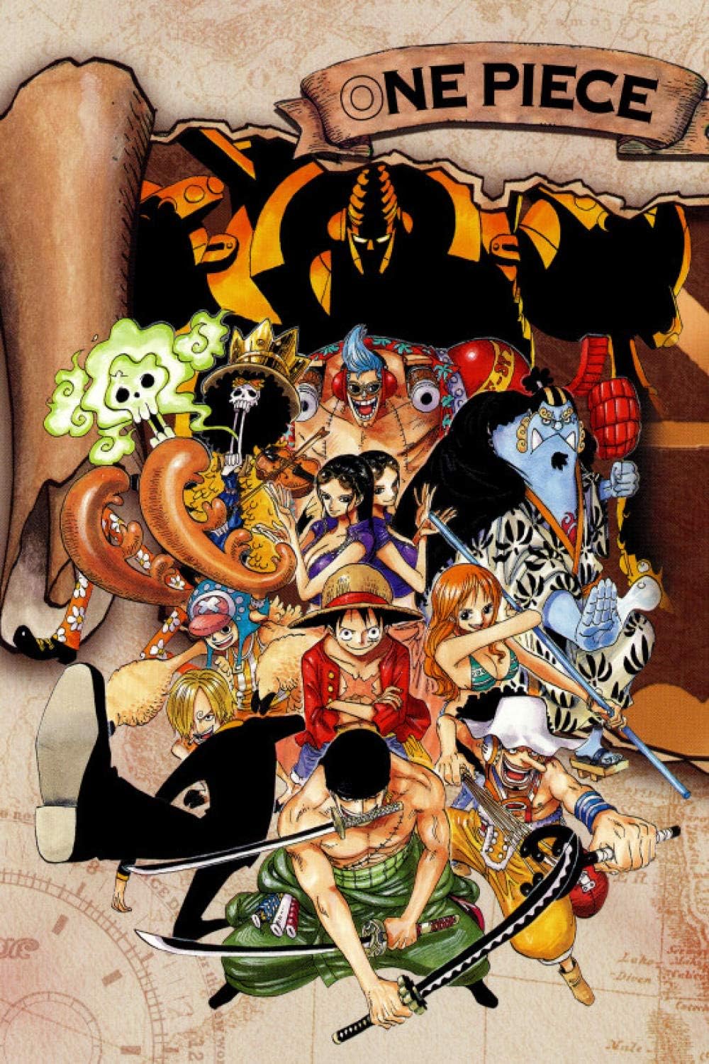 1000 Pieces Wooden Jigsaw Puzzle for Adult & Kids –Anime Luffy and his Companions