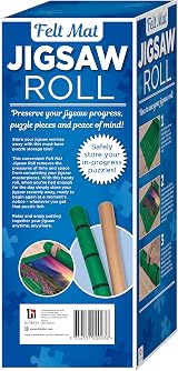 Hinkler Felt Mat Jigsaw Roll 127x85 cm Holds 2000 Pieces with Straps view 5