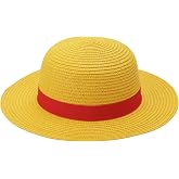 BIYDOO Straw Hat Nature Strawhats, Halloween Summer Beach Costume Cosplay Hat for Youth Men Women