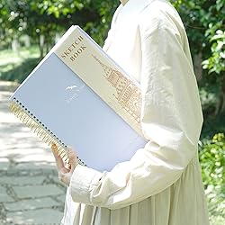Hardcover Sketchbook for Drawing 8.5 x 11 Spiral