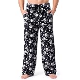 Giggling Getup Halloween Pajama Pants Men Soft Flannel Fleece Pajama Bottoms Sleep & Lounge Pants with Pockets and Drawstring