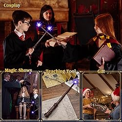 EZVYAO Light Up Magic Wand with Sound Wizard Witch