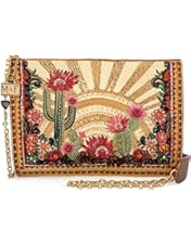 Mary Frances Desert Sunrise Beaded Crossbody Handbag – Removable