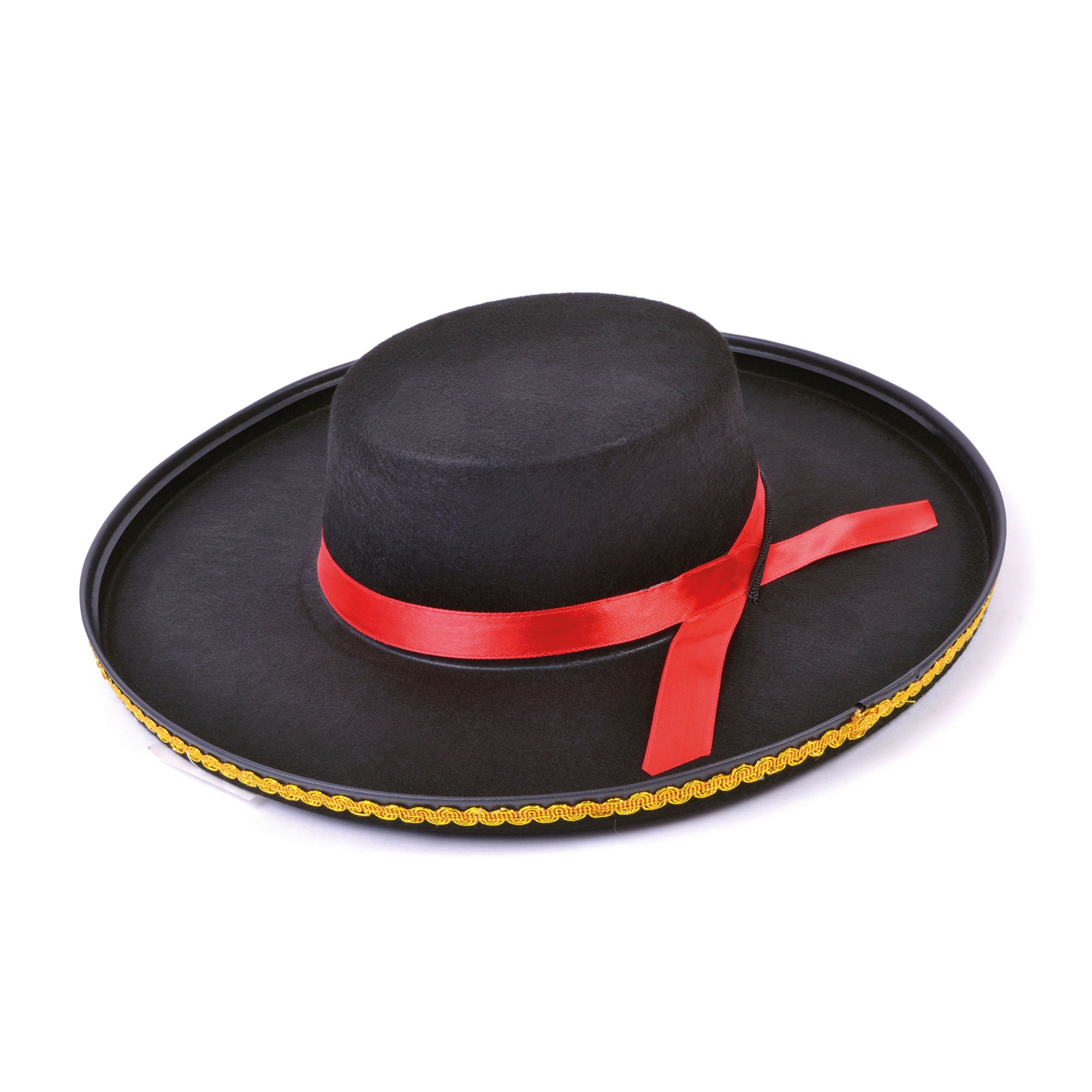 Black Felt Spanish Hat for Adults (1 Pc.) - Authentic Design, Perfect Accessory for Costumes, Parties, Festivals, World Book Day, & Performances Halloween Halloween