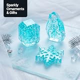 Hemway Glitter Shaker Baby Blue Iridescent 130g Extra Chunky for Crafts view 7
