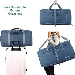 Woogwin Travel Duffel Bag Large Foldable Waterproof