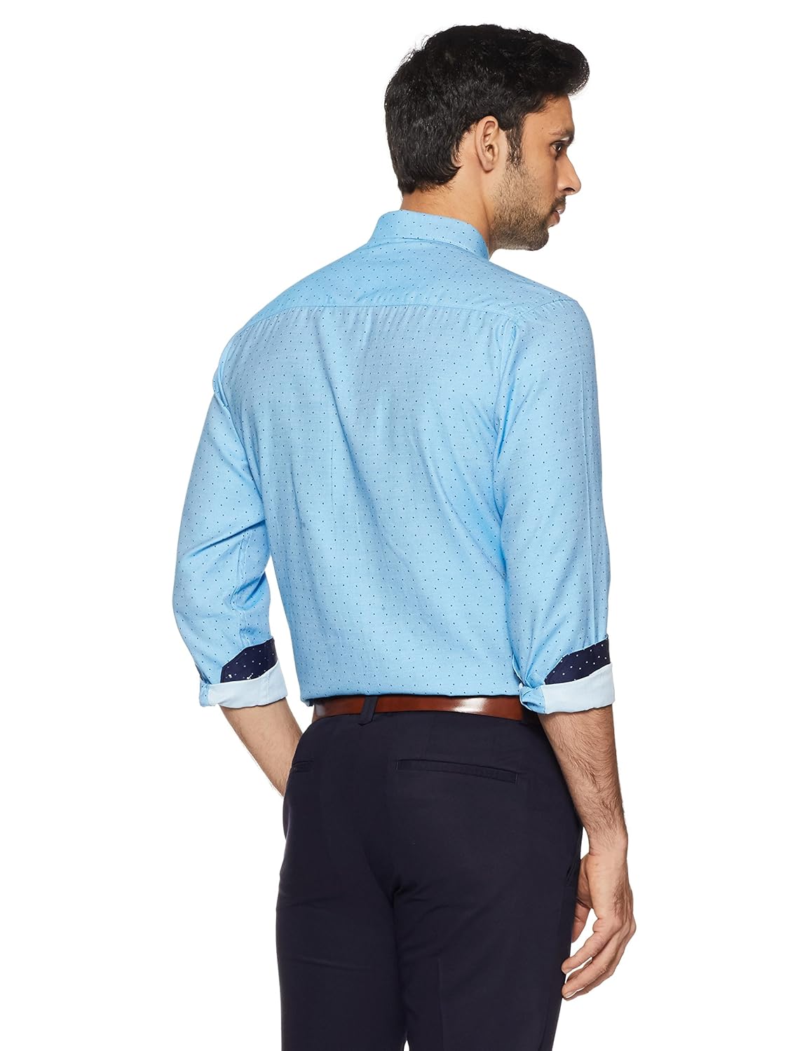 symbol amazon brand men's slim fit formal shirt