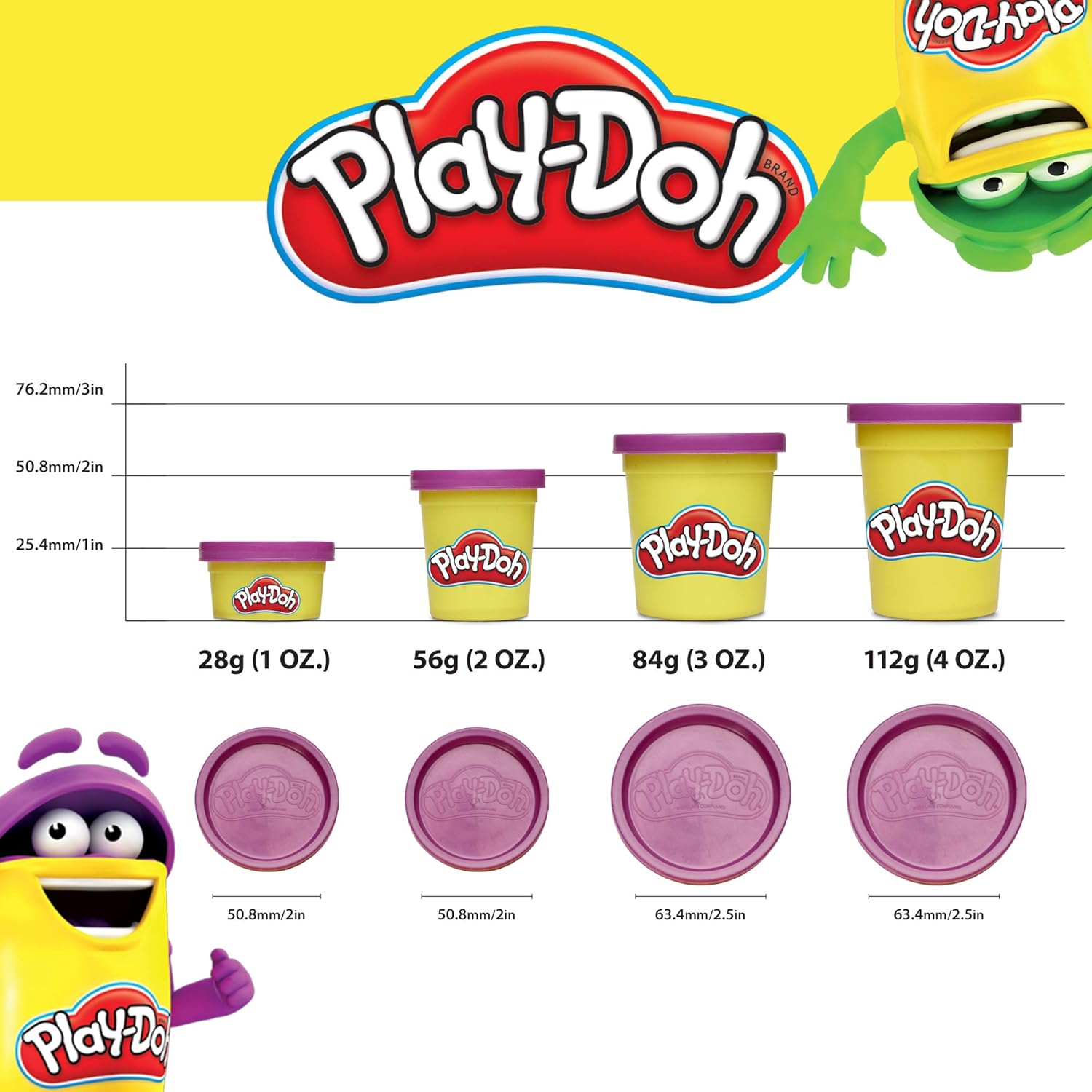 Play-Doh Modeling Compound 10-Pack Case of Colors, Non-Toxic, Assorted, 2 oz. Cans, Ages 2 and up, Multicolor: Toys & Games