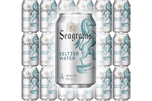 Seagram's Seltzer Water, 12 oz Can (Pack of 18, Total of 216 Oz)