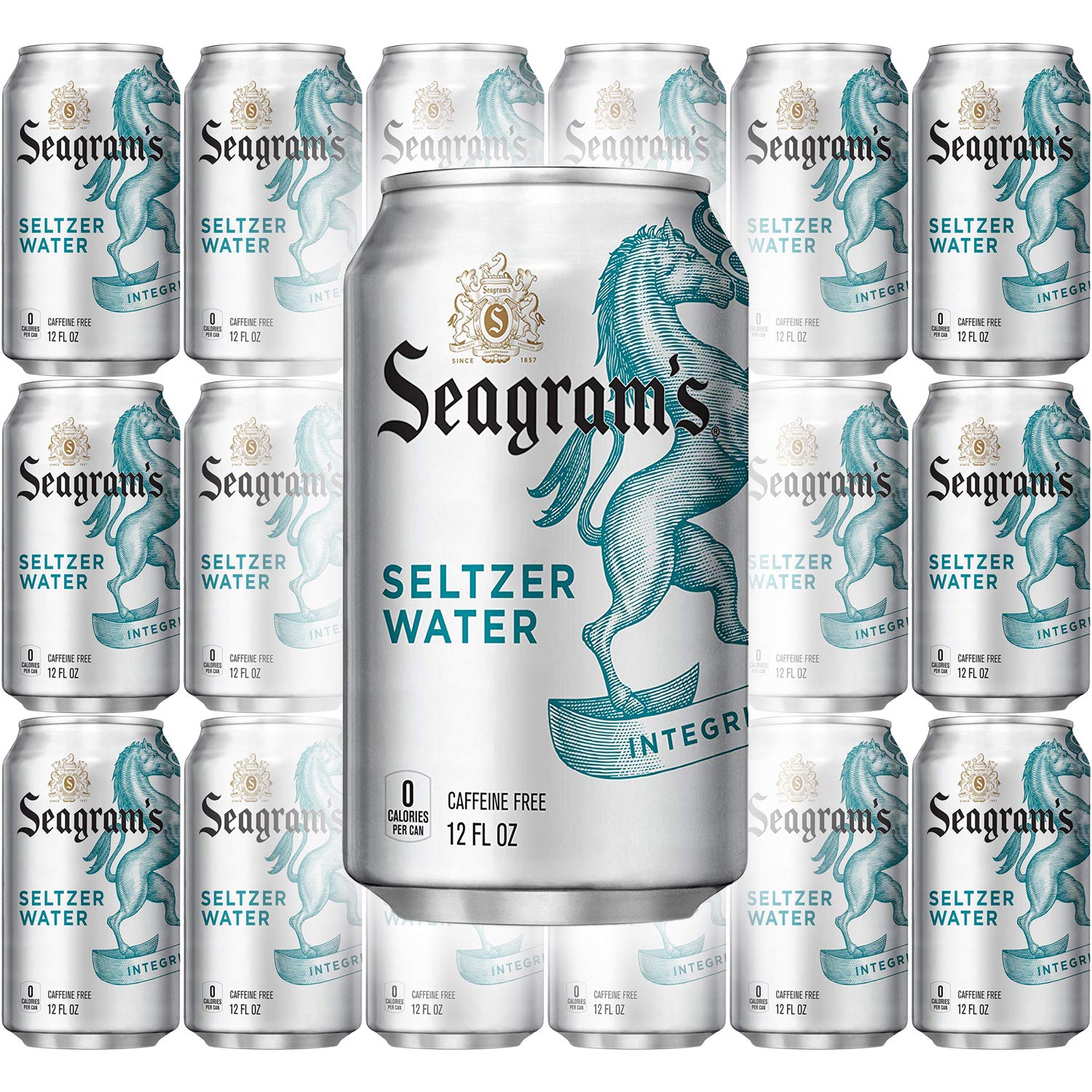 Amazon Com Seagram S Seltzer Water 12 Oz Can Pack Of 18 Total Of 216 Oz Grocery Gourmet Food