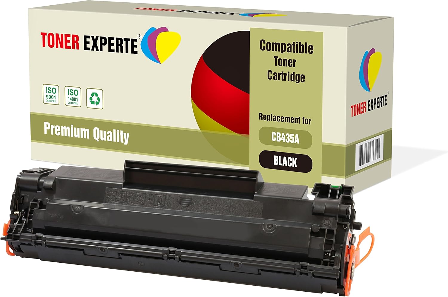 LBP3050 Pack de 2 TONER EXPERTE® Compatibles CB435A 35A Cartuchos de