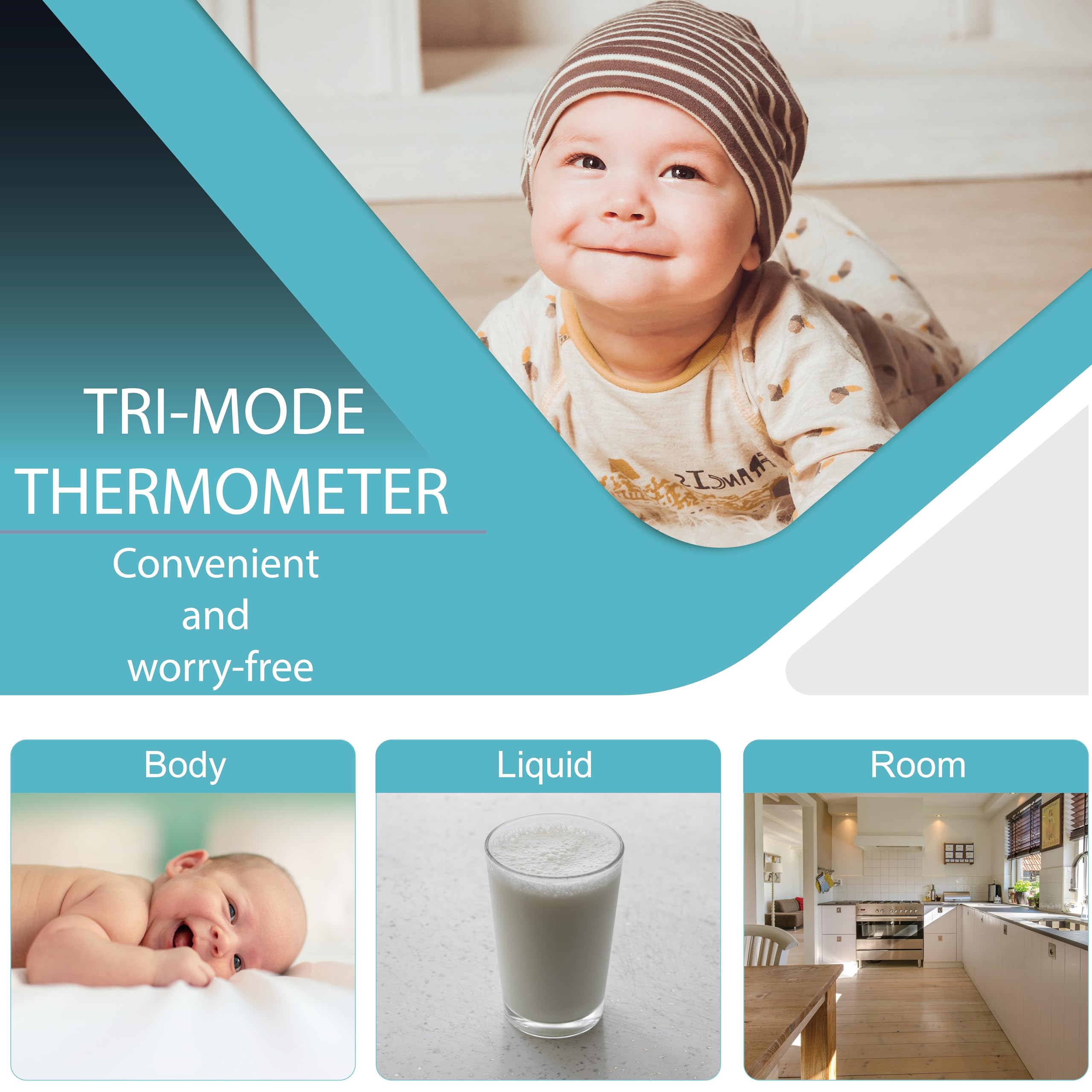 Mua Amplim Non-Contact Forehead Thermometer & Case for Adults, Kids ...