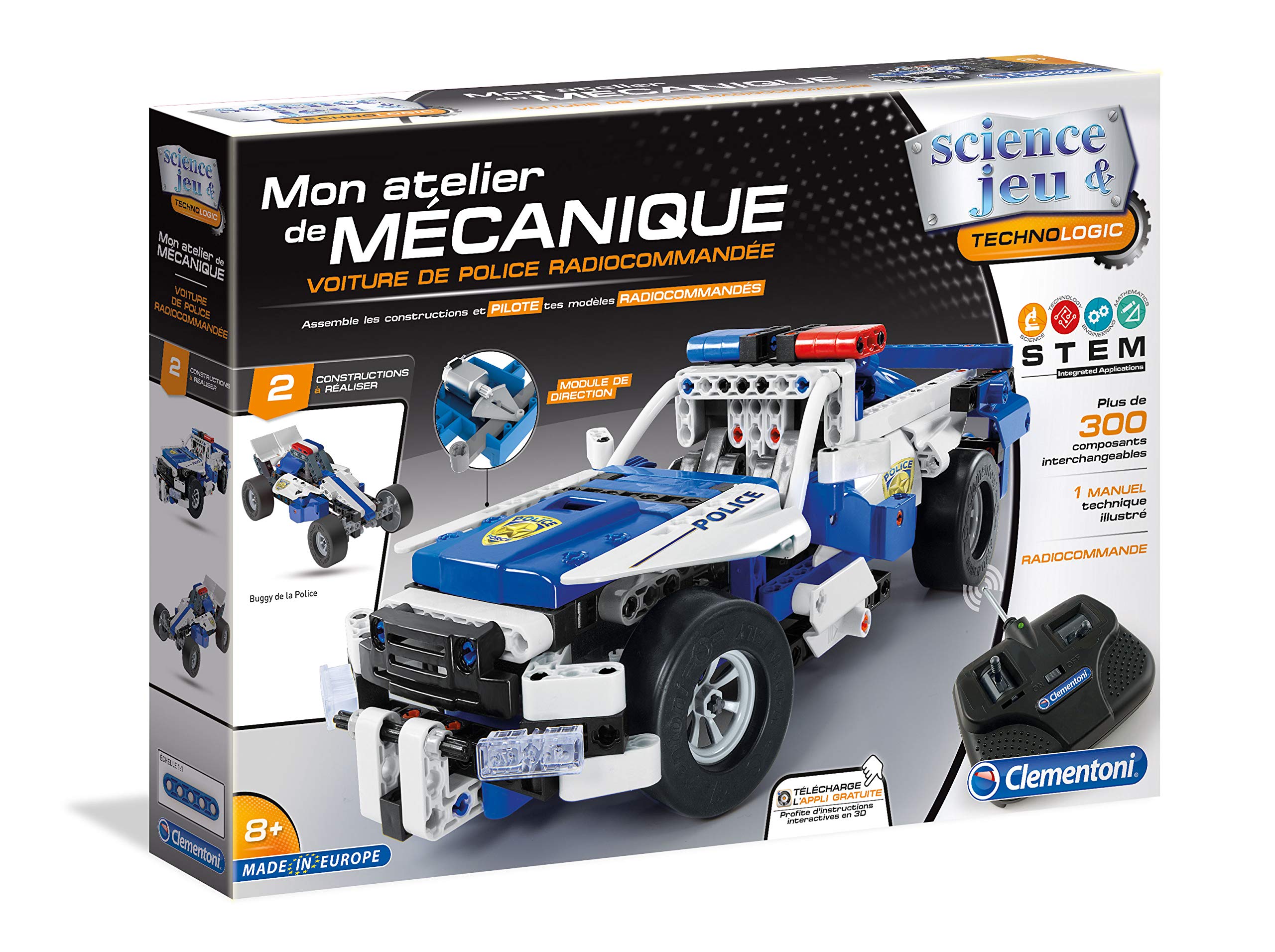 Clementoni – My Mechanical Workshop Police Car RC- 52416