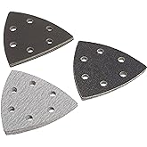 DEWALT Sandpaper Assortment, Hook and Loop Triangle, 12-Pack (DWASPTRI)