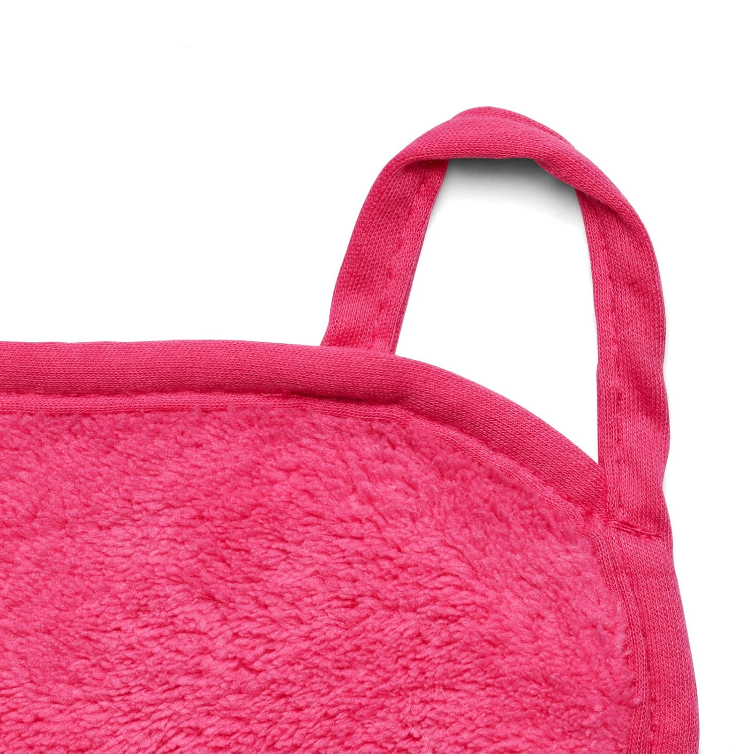Miracle Face Erase 2 Pack Makeup Remover Face Cloths, Chemical-free, Microfiber, 6 Hair Ties (2 Count, Pink) : Beauty