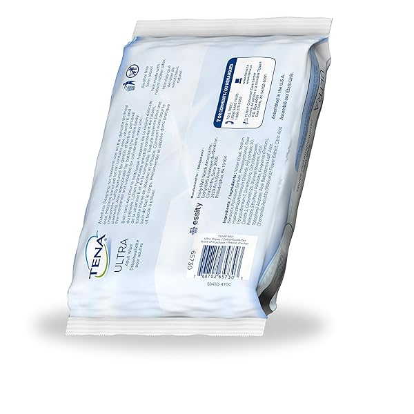 TENA ULTRA INCONTINENCE ADULT WIPE, 48 COUNT (PACK OF 2)