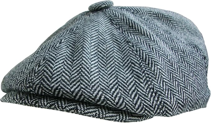 flat cap with button