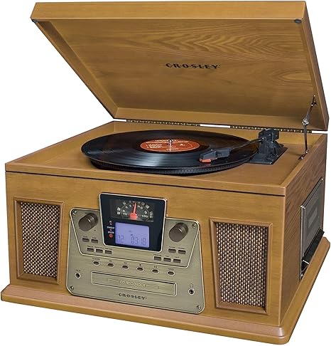 Amazon.com: Crosley Performer CD Recorder Oak: Kitchen & Dining
