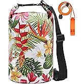 HEETA Waterproof Dry Bag for Women Men(Upgraded Version) 5L/10L/20L/30L/40L Roll Top Lightweight Dry Storage Bag Backpack with Emergency Whistle for Travel, Swimming, Boating, Kayaking, Camping, Beach