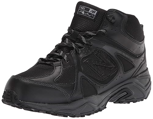 New Balance Men's 481 V3 Mid-Cut Hiking Shoe, Black/Magnet, M
