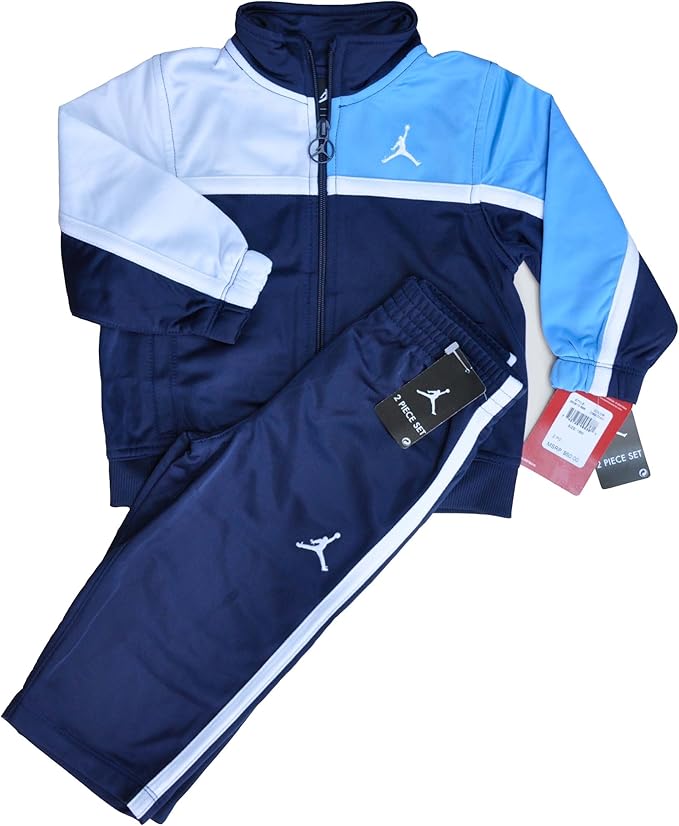 Nike Air Jordan Boys Jogging Suit Navy, Blue and White (18 months / 18