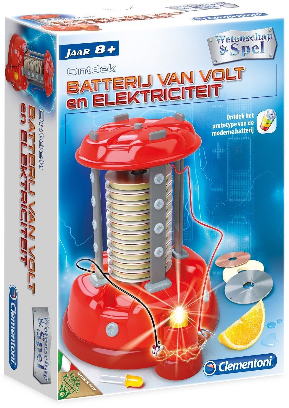 Clementoni 0619174 Science Electricity 8 + Game