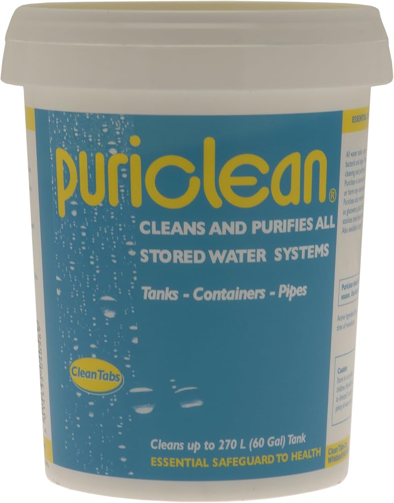 Clean Tabs Puri Water Cleaner and Purifier Blue 400 g Package varies