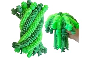 HOLYDECK 36 Pack St Patrick's Day Stretchy Strings Sensory Fidget Toys Pack,Autism Toys Great for Kids Treat Bags Gifts Stress Relief Party Favors,St Patrick's Day Party Decorations (St Patrick's Day)