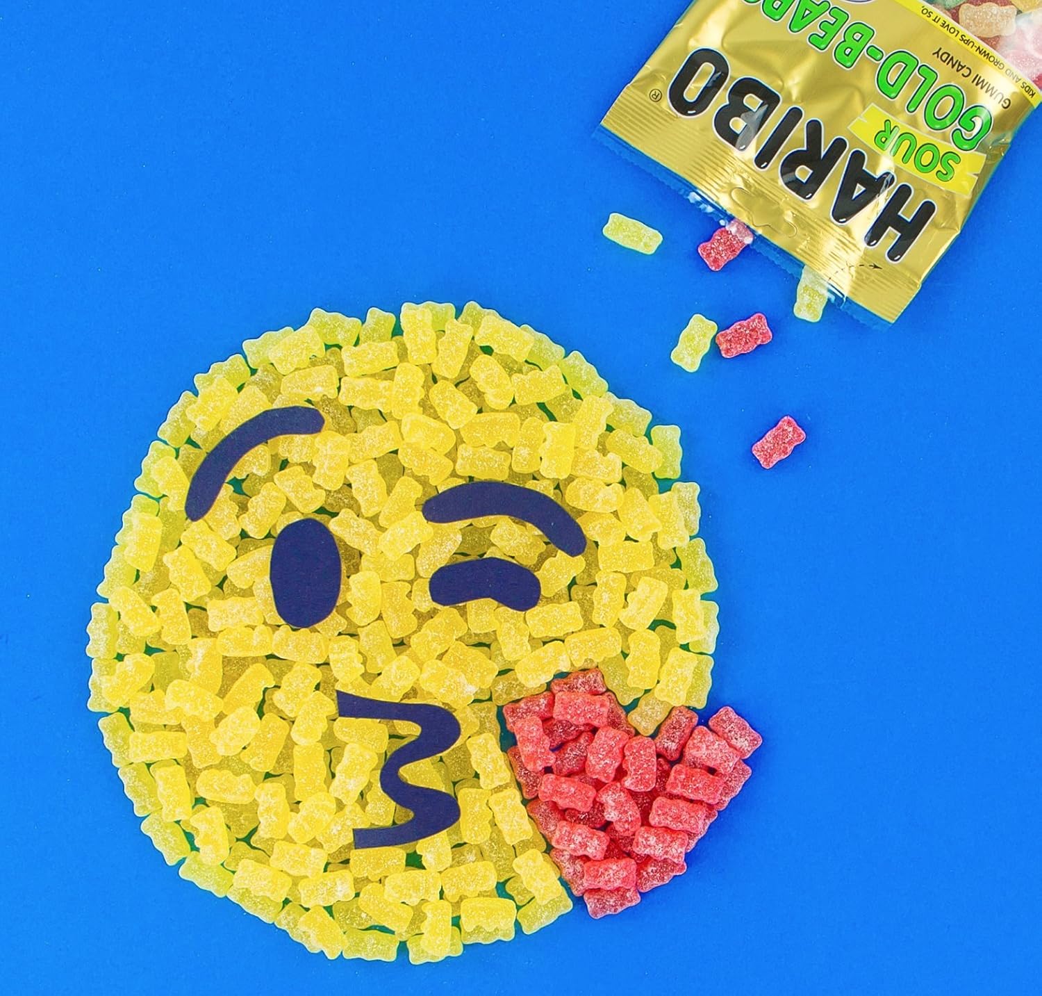 Haribo Gummi Candy, Goldbears Gummi Candy - Sour, 4.5 oz. Bag (Pack of 12) : Grocery & Gourmet Food
