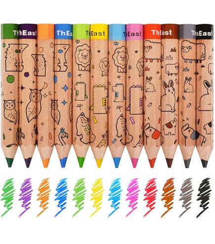 Estuche De 12 Lápices De Colores Maped Dragon – Cuerpo Triangular Ergonómico De Resina, Colores Vibrantes Y Resistentes