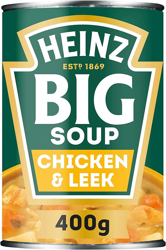 Heinz Big Soup Chicken & Leek, 400g Amazon.co.uk Grocery