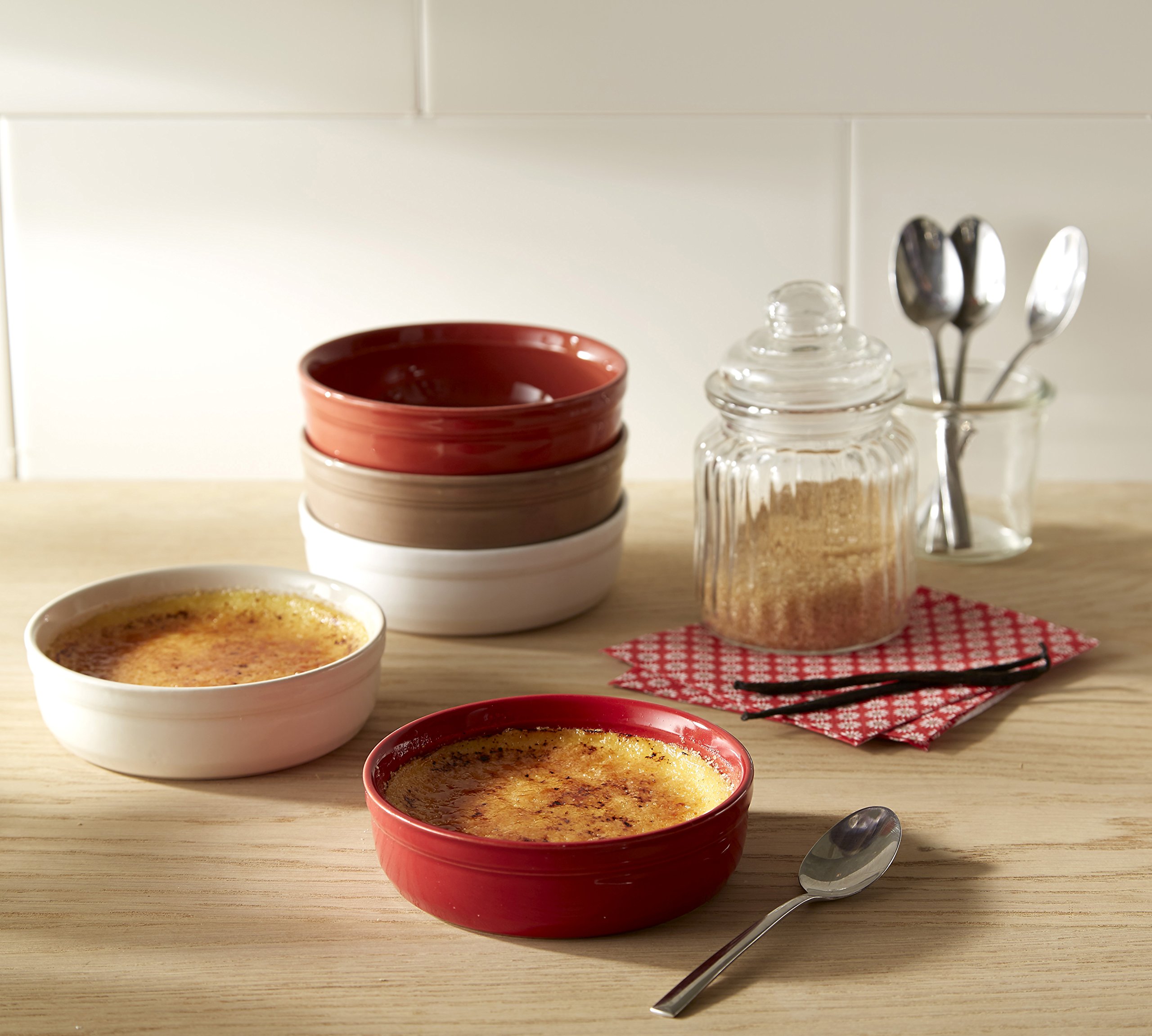 Emile Henry Made in France 8.5 oz Creme (Set of 2), 5