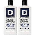Duke Cannon Supply Co. 2-in-1 Hair Wash - Masculine Scent - Gentle Cleansing Hair Wash For Men - Stimulating Hair Shampoo & Conditioner - Strengthens Hair - Midnight Swim - 2 Pack - (14 oz)