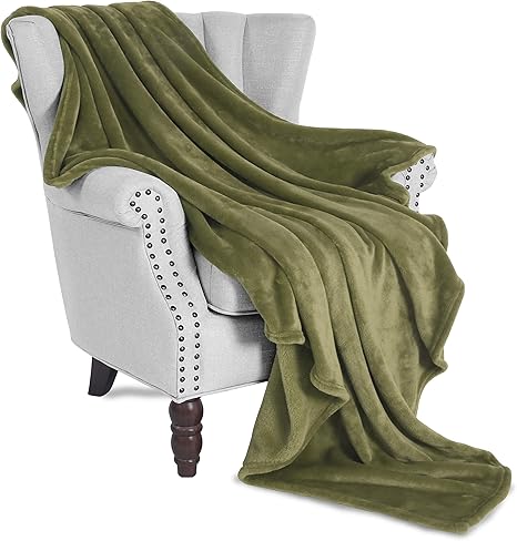 Dark Olive Green Throw Blanket Off 69