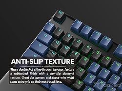Ranked Rubber Keycap Set | Double Shot Translucent